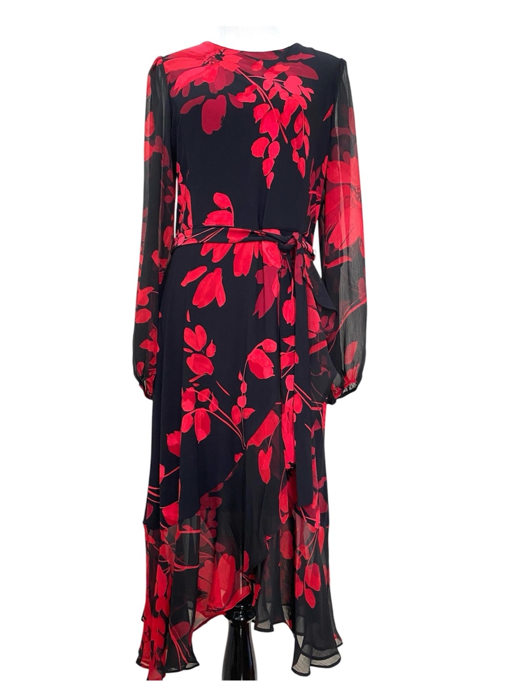 Tommy Hilfiger Montreux Floral Print Calf
Midi Dress 10 Whimsigoth Christmas NWT